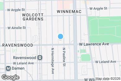 Map image of the property - 4810 N Paulina St