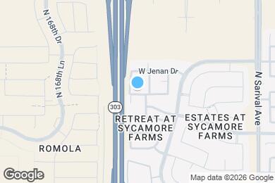 Map image of the property - 16648 W Sierra St