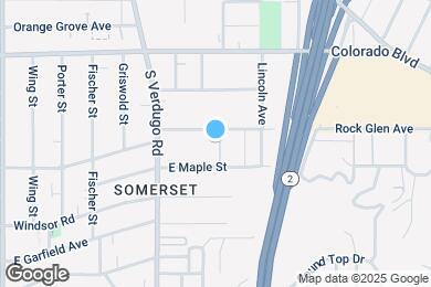 Map image of the property - 1502 Rock Glen Ave
