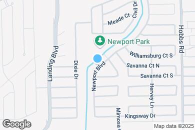 Map image of the property - 1109 Newport Blvd