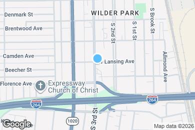 Map image of the property - 4331 S 3rd St