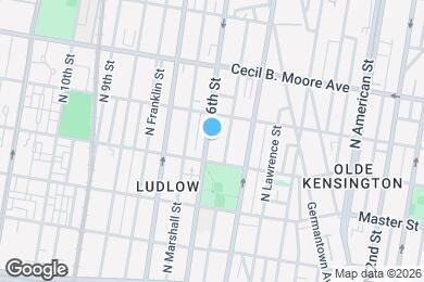 Map image of the property - 1525 N 6th St