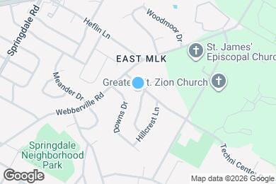Map image of the property - 1736 Bunche Rd