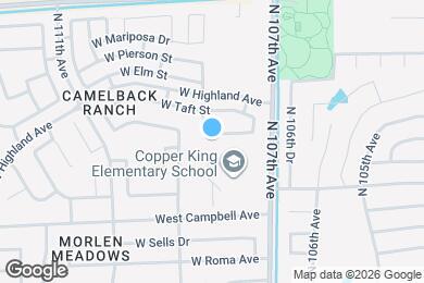 Map image of the property - 10755 W Coolidge St