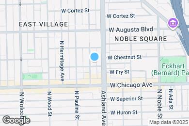 Map image of the property - 853 N Marshfield Ave