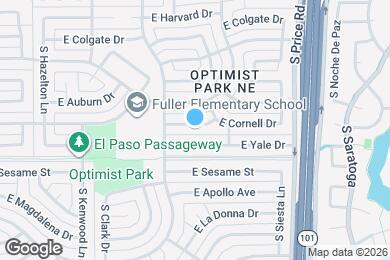 Map image of the property - 2035 E Cornell Dr