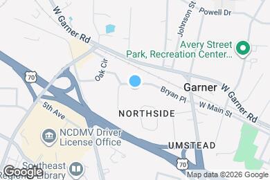 Map image of the property - Bryan Woods