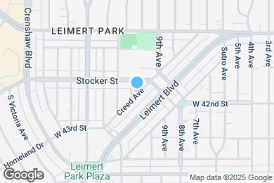 Map image of the property - 4221 Creed Ave