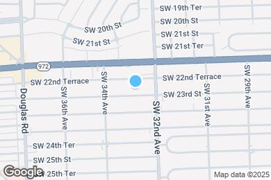 Map image of the property - 3261 SW 23rd St