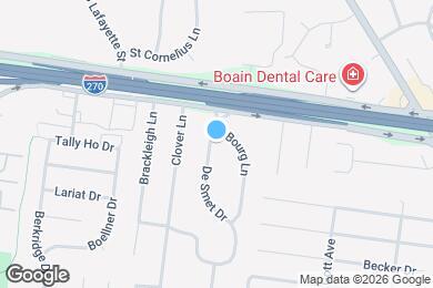 Map image of the property - 110 De Smet Dr