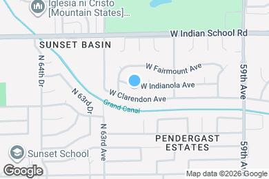 Map image of the property - 6211 W Indianola Ave