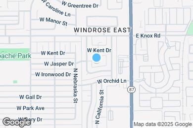 Map image of the property - 171 W Jasper Dr