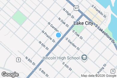 Map image of the property - 410 W Lyon Ave