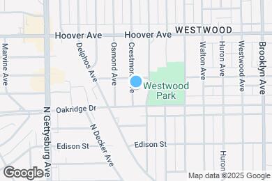 Map image of the property - 524 Crestmore Ave