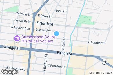Map image of the property - 139 E Louther St