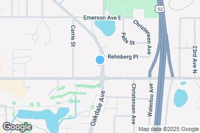 Map image of the property - 1455 Oakdale Ave