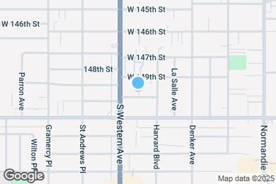 Map image of the property - 1733 W 150th St