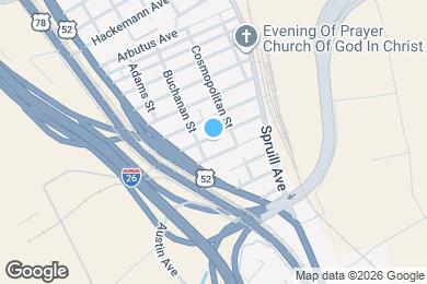 Map image of the property - 2015 Hugo Ave