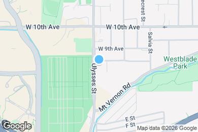 Map image of the property - 828 Ulysses St