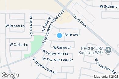 Map image of the property - 3220 W Santa Cruz Ave