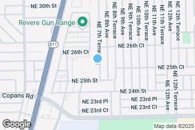 Map image of the property - 2551 NE 7th Ter