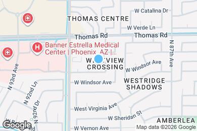 Map image of the property - 9015 W Roanoke Ave