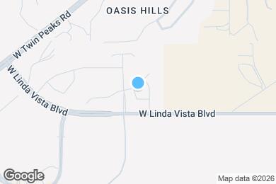Map image of the property - 9658 N Avenida Lucena