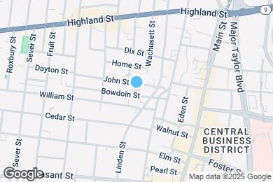 Map image of the property - 18 Bowdoin St