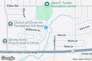 Map image of the property - 233 Creek Cove Dr