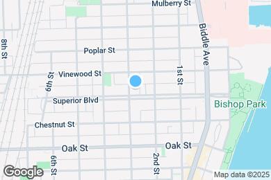 Map image of the property - 264 Superior Blvd