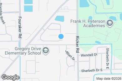 Map image of the property - 3989 Hunters Lake Cir E