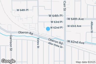 Map image of the property - 8631 W 62nd Ave
