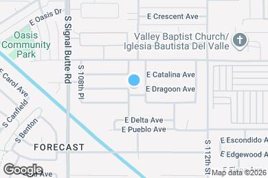 Map image of the property - 653 S Parkwood