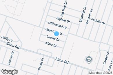 Map image of the property - 2701 Lucille Dr