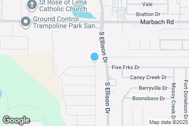 Map image of the property - 9707 Marbach Bend