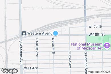 Map image of the property - 2153 W 18th St