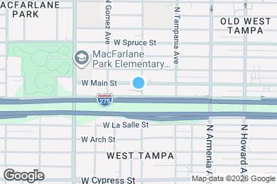 Map image of the property - 1606 N Habana Ave