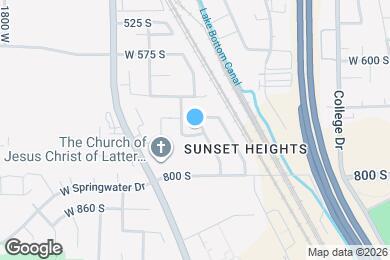 Map image of the property - 1442 W 730 S St