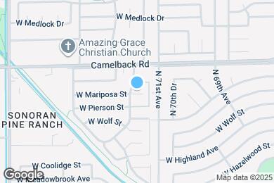 Map image of the property - 7128 W Pierson St