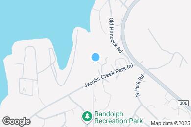 Map image of the property - 316 Jacobs Creek Park Rd