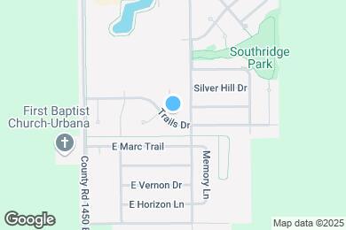 Map image of the property - 1704 Trails Dr