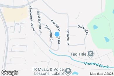 Map image of the property - 535 Sherwood Oaks Rd