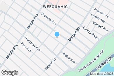 Map image of the property - 99 Vassar Ave