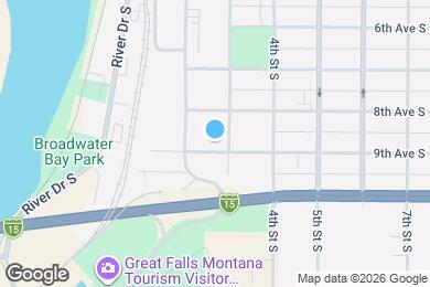 Map image of the property - 221 9th Ave S