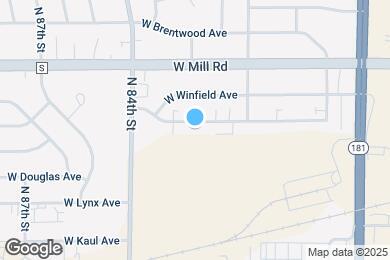Map image of the property - 8139 W Bender Ave