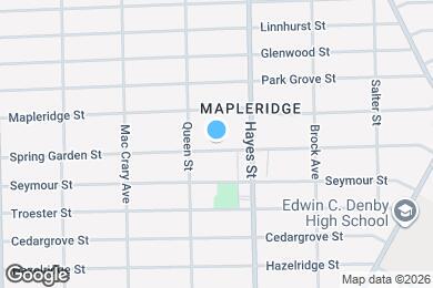 Map image of the property - 15053 Spring Garden St