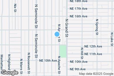 Map image of the property - 1211 N Apache St