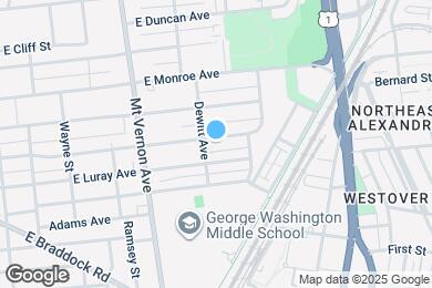 Map image of the property - 505 E Alexandria Ave