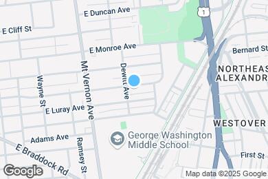 Map image of the property - 505A E Alexandria Ave