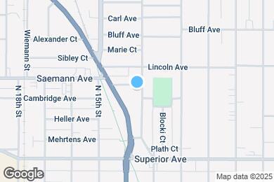 Map image of the property - 1722 N 13th St